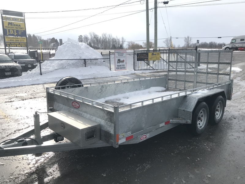 2026 Bau-Tec Galvanized 7'x14' Landscape Trailer